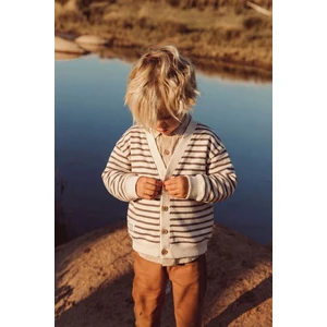 Çizgili Hırka 2-10 Yaş Vizon