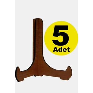 Ahşap Çerçeve Tabak Teşhir Ayağı Stand