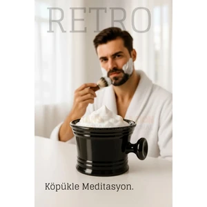 Creatividad Solutions Retro Tıraş Tası Siyah 719893