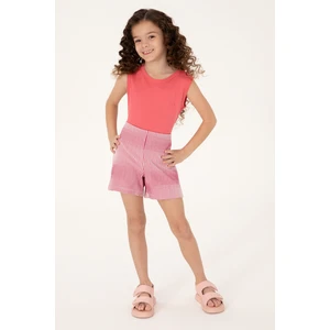U.S. Polo Assn. Kız Çocuk Pembe Şort (Örme) 50270081-VR041