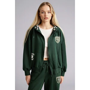 Harry Potter Oversize Baskılı Hırka H0243AX26SP