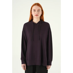 Mürdüm Kapüşonlu Tunik 8309A