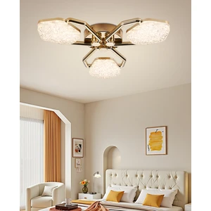 Matiz 3'lü Gold Plafonyer LED Avize