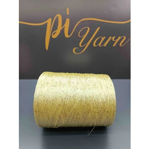 Pi Yarn Pullu Ip Sarı Gold Pullu 400GR