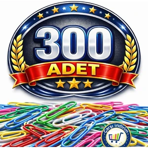 300 Adet Renkli Ataç Ataş