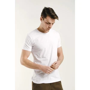 Slim Fit Erkek Basic Tshirt Kısa Kol Günlük Tarz Beyaz Renk XXL Beden