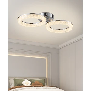 Gomez 2'li Krom 3 Renkli Modern  Plafonyer LED Avize