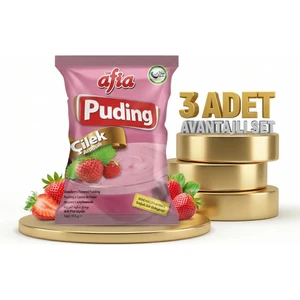 Çilekli Puding 3X125 gr