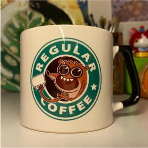 Mor Mürekkep Regular Show Rigby (Sürekli Dizi) Kupa
