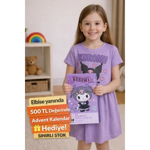 Kuromi Kız Çocuk Elbise