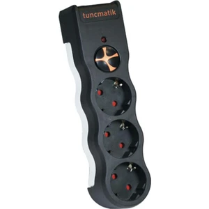 Tunçmatik TSK19010 3li Enerji Koruma Powersurge Siyah 1050 Joule