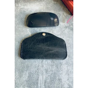 Hakiki Deri Magic Mouse Kılıfı - Antrasit