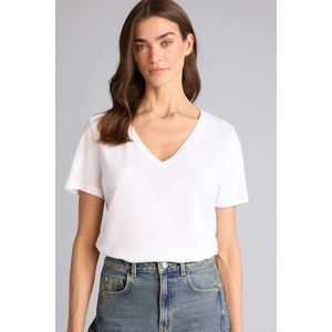 Regular Fit Basic Penye Tişört W9578AZ26SM