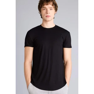 Long Muscle Fit Bisiklet Yaka Basic Kısa Kollu Tişört N2104AZ26SP