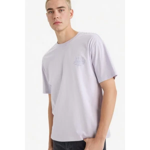 %100 Pamuk Boxy Fit Baskılı Tişört G0513AX26SP