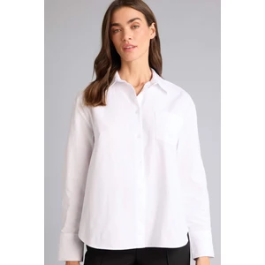 %100 Pamuk Oversize Oxford Uzun Kollu Gömlek G9805AX26SP