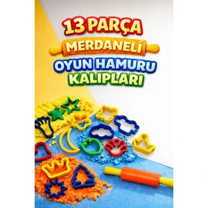 Merdaneli Oyun Hamuru Kalıbı Seti 13 Parça
