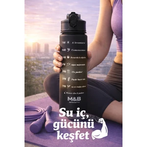 M&B Water Bottle 3'lü Motivasyon Matara