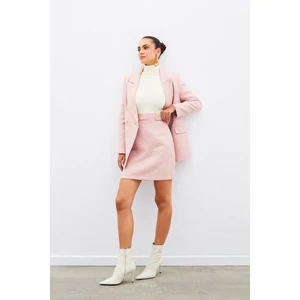 Mini Boy Tüvit Etek - Pembe
