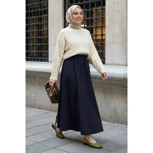 Cepli Kloş Duble Lacivert Etek