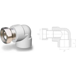 Pprc Döner Başlı Rakor 20-1/2 Mm.