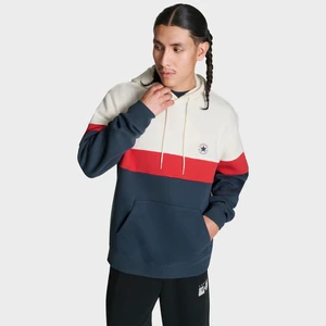 Color Block Pullover Erkek Gri Sweatshirt