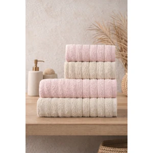 Violeta Model 4\'lü Banyo Havlu Seti