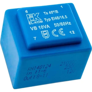 Transformatör - El-Kom  RN-148124 12V 10.0VA Pcb Tipi Trafo