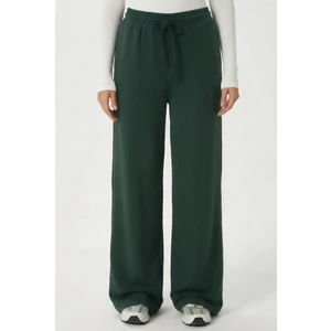 Kadın Modal Select Geniş Paça Haki Eşofman Altı