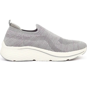 Zero Kadın Gri Kalın Tabanlı Kumaş Sneaker 26PFE49316F