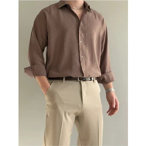 Relaxed Fit Hafif Rahat Modal Kumaş Gömlek