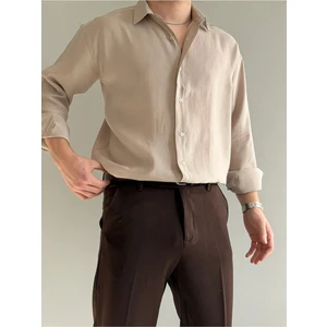 Relaxed Fit Hafif Rahat Modal Kumaş Gömlek