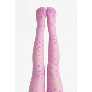Kız Çocuk  Pretty Dotted Daisy Külotlu Çorap