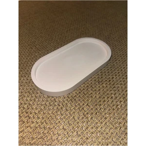 Şamdan Pinterest Oval Sunumluk, Altlık, Sunum Tabağı