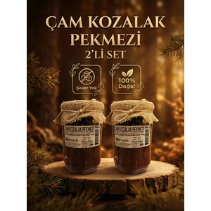 Dr. Devalı Devalı 2 Adet Doğal Çam Kozalak Pekmezi (Şekersiz) 800 gr