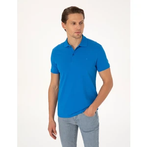 Pierre Cardin Erkek Saks Slim Fit Basic Tişört 50325323-VR045