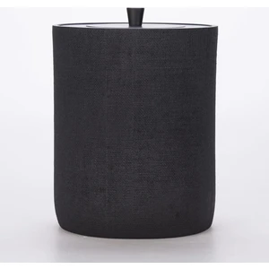 Linen Çöp Kovası Siyah