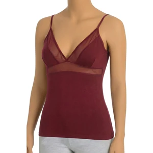 Kadın Atlet Tüllü Ip Askılı (%96 Pamuk - %4 Elastan)