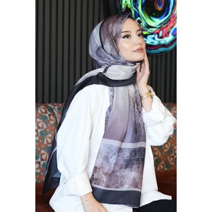 Mozaik Desen Gül Kurusu Soft Pamuk Şal