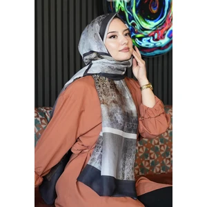 Mozaik Desen Vizon Soft Pamuk Şal