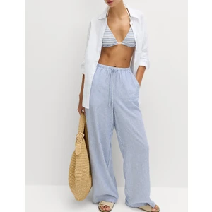 Marks & Spencer Wide Leg Keten Pantolon