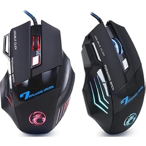 X7 Kablolu Gaming Mouse 2400 Dpı Oyun İçin Ergonomik Tasarım Siyah Renk