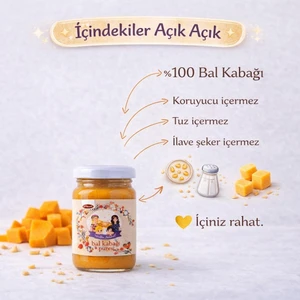 Üreten Anneler Bal Kabağı Püresi 200 gr