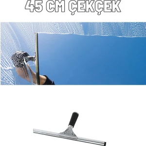 Funflex Cam Çekçek 45 cm Pratik Çelik Temizleyici