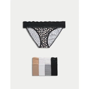Marks & Spencer 5'li Dantel Detaylı Bikini Külot Seti
