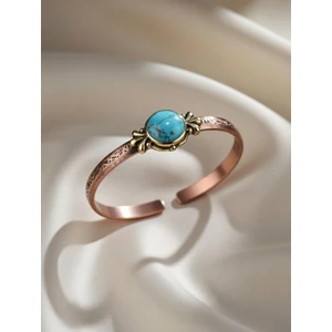 Anka Select Doğal Akik Taşlı %100 Bakır Bileklik