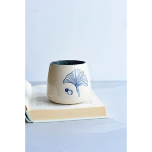 Nora Atelier Ceramic Ink & Leaf Serisi, Damla Form Kulpsuz Mug