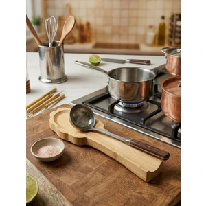 Mucit Home Bambu Çiçek Kaşık Altlığı / Kaşıklık