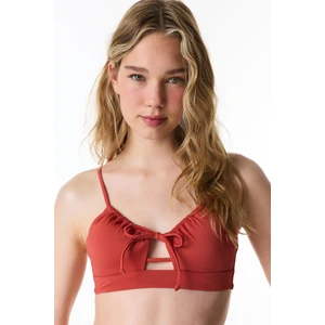 Tarçın Front Opening Bikini Üstü