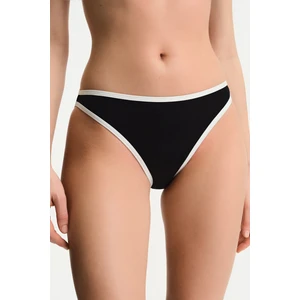 Si̇yah Nichole Minimal Orta Bel Bikini Altı